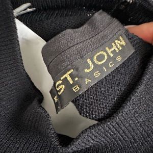Vintage St John Basics mock turtle neck